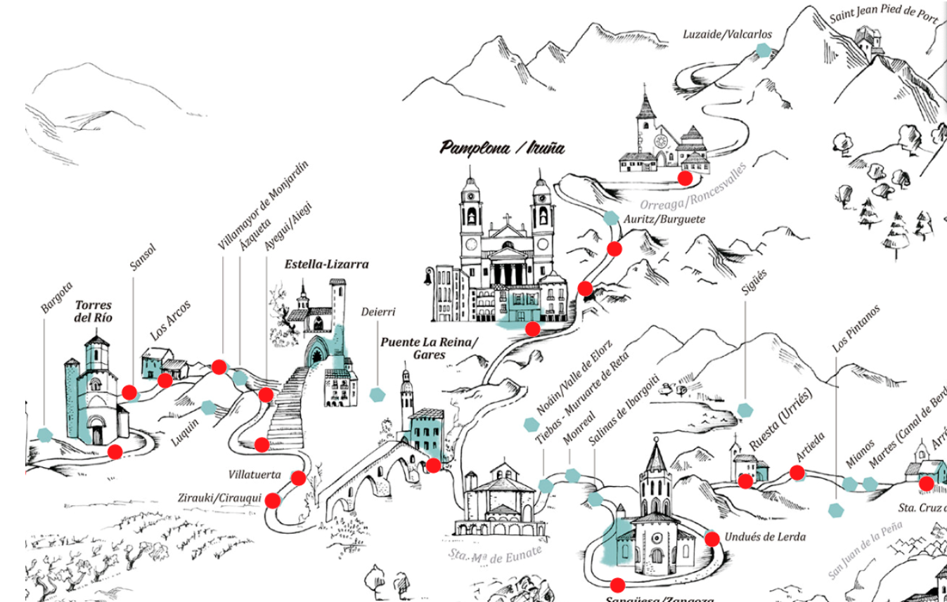 Captura mapa interactivo albergues abiertos