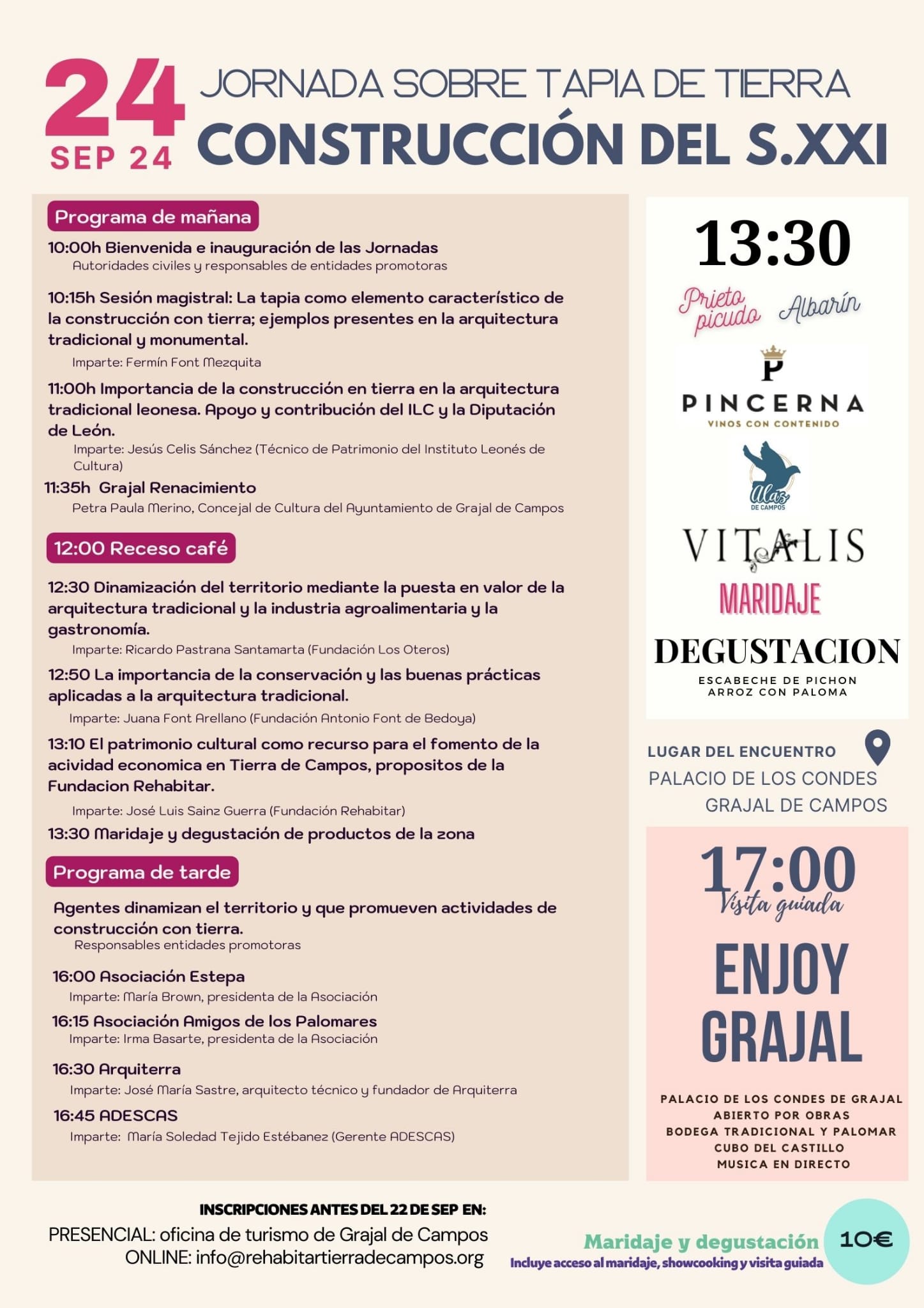 jornada sobre tapia de tierra