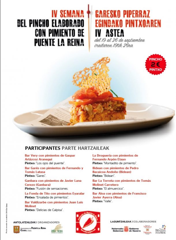 VI Semana del pincho elaborado con pimiento