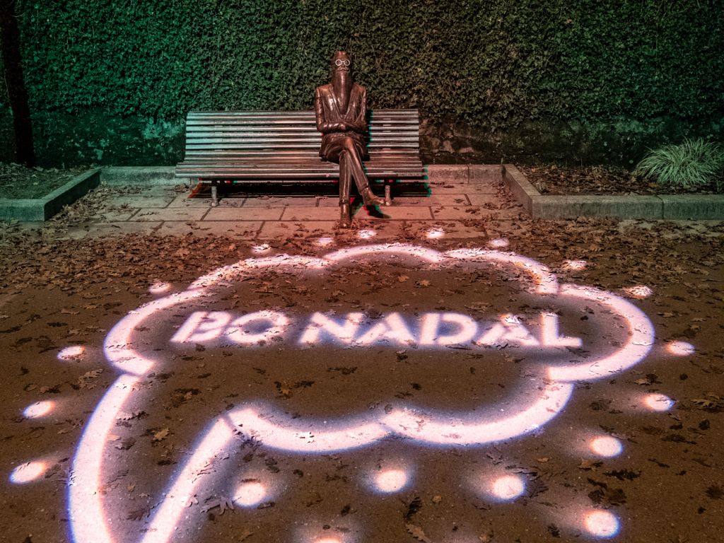 Itinerario con iluminación artística en el Parque de la Alameda