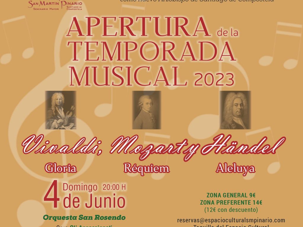 temporada musical San Martiño Pinario